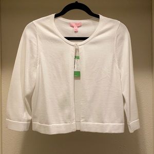 Lilly Pulitzer Anne Cropped Cardigan NWT Medium